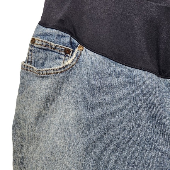 Liz Lange Maternity Jeans Medium Blue Wash Size 10 - Picture 3 of 7